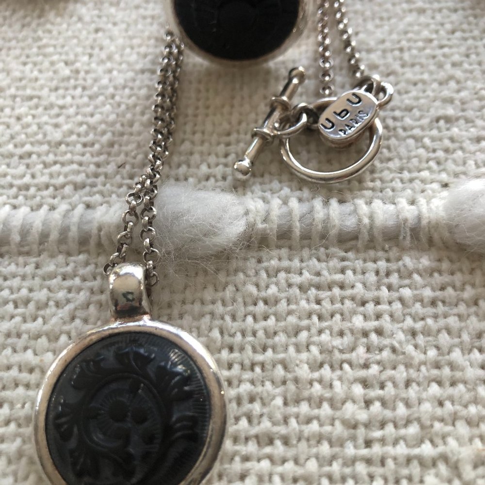 Ubu Paris necklace and adjustable ring
